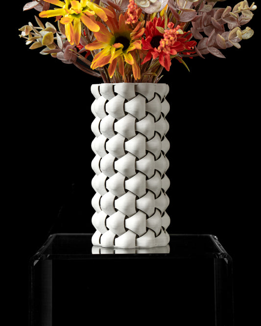 Tri-Weave Flower Vase