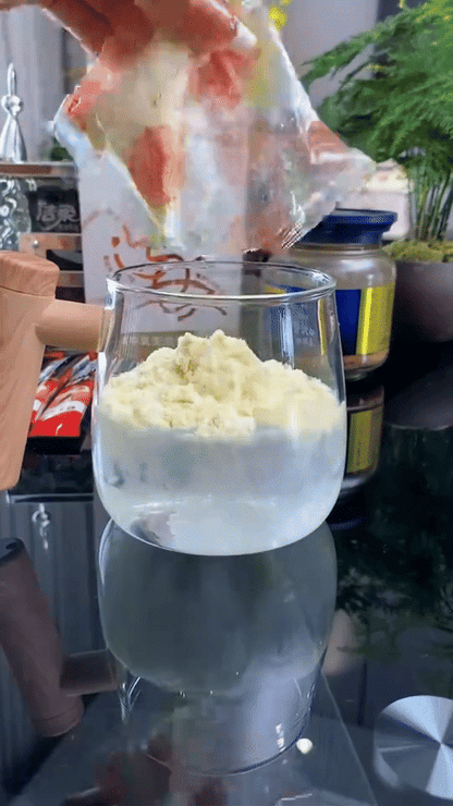 Automatische Rühr-Kaffeetasse aus Glas – 400 ml, USB-C, Wiederaufladbar